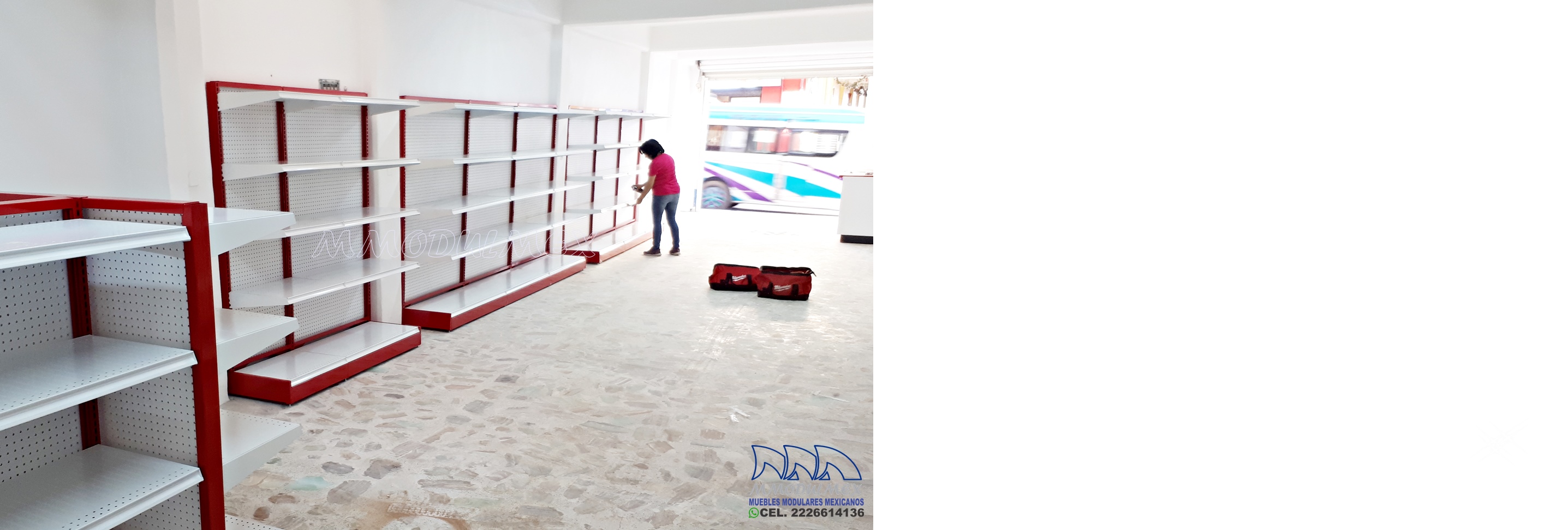 Instalacion de mobiliario para tienda