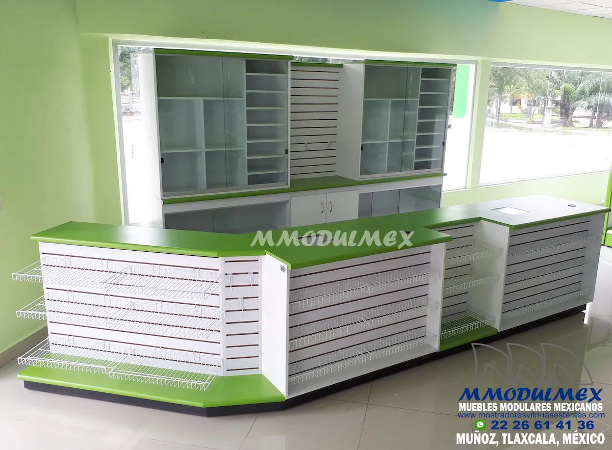 Mostrador Caja Verde
